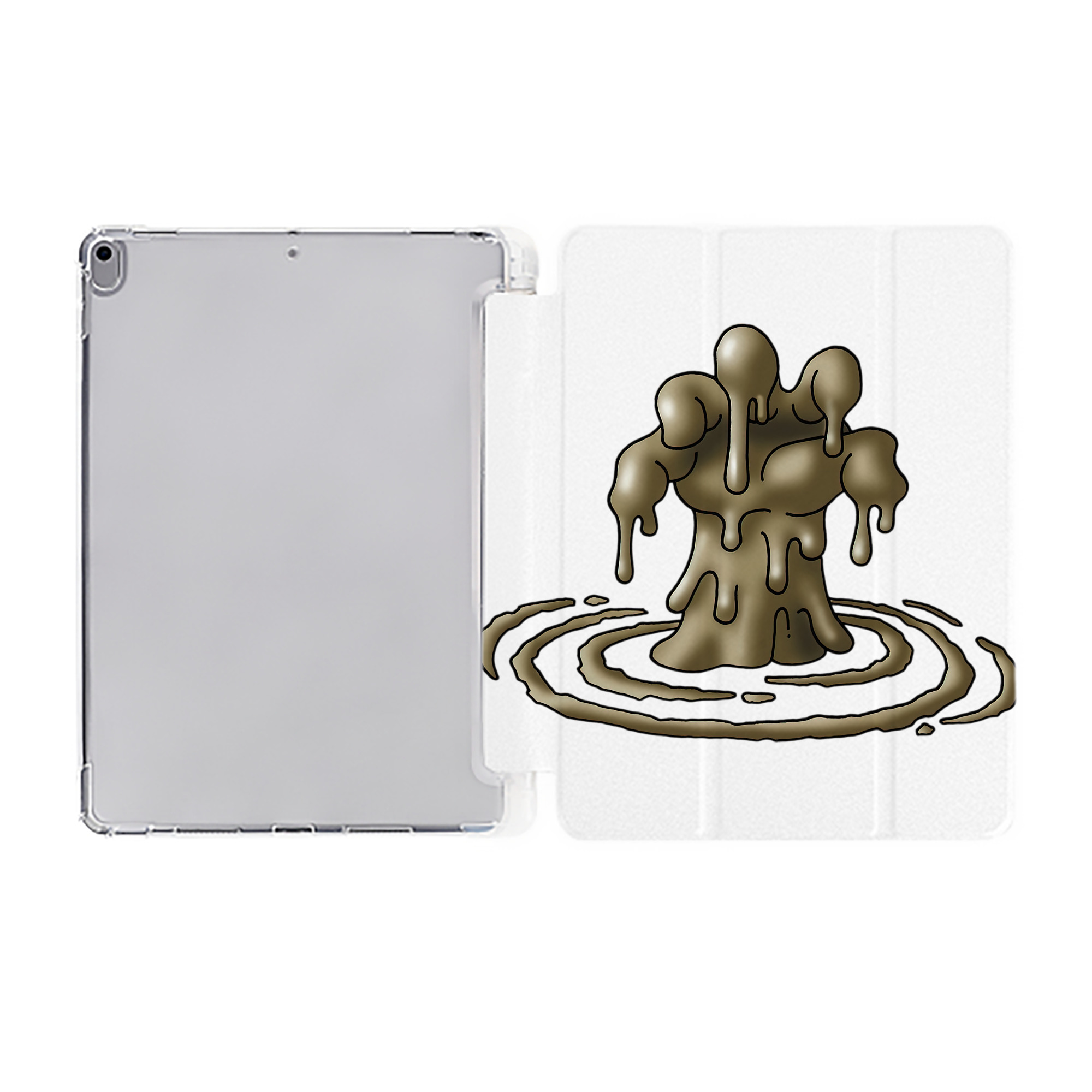 （画像用） ドラゴンクエスト Doragon Kuesuto Dragon Quest IPad ケース ペン収納付き 三つ折りスタンド PUレザー×シリコン 対応機種9.5/10.5/10.9インチ